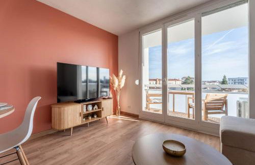 Le Jean Moulin T2 air-conditioned private parking balcony - Foto 21