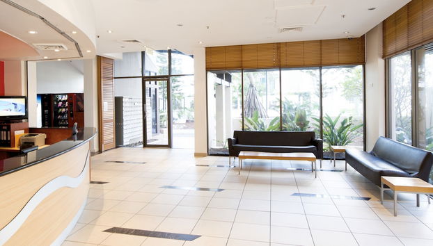 Sala de estar do lobby