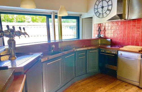 Grande péniche 4 ch - 10 pers -Paris - Ile de Puteaux- terrasses - Foto 11