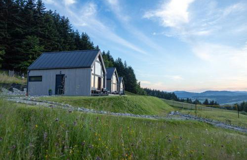 Stodoły Modyń - Domki w Beskidzie Wyspowym - staw kąpielowy, balia, sauna, grota solna - widok na góry - Photo 2