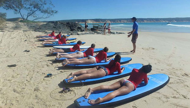 You'll learn surfing techniques