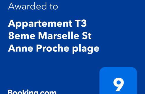 Appartement T3 72m2 Marselle St Anne Borély Proche plage - Foto 41