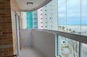 Apartamento em Mongaguá, Pé na Areia, Vista Belíssima! - Foto 2