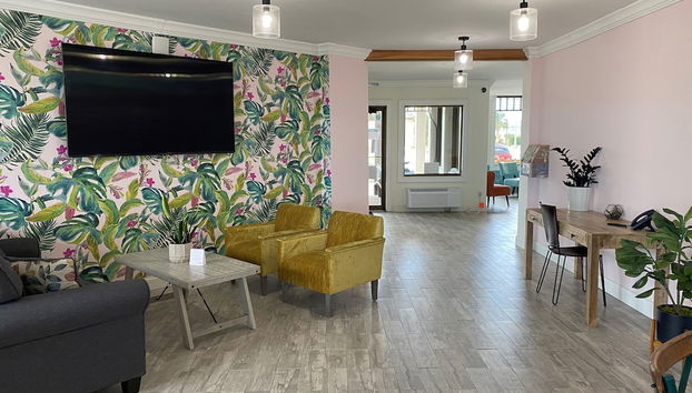 Zona de estar del vestíbulo