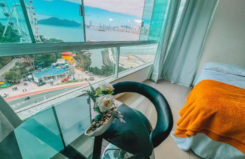 Loft vista panorâmica da Roda gigante e orla de BC - Foto 51