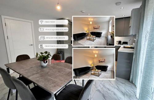 Spacious 4 Bedroom House for 8 Guests Ideal for Families and Contractors, WIFI and Free Parking - Foto 1