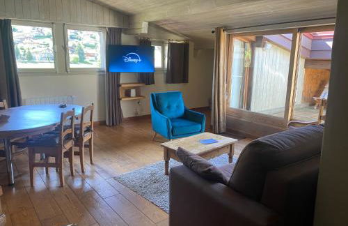 Appartement 71m2 près de Megève, à 200m télécabine la Princesse, local à ski, 2 chambres, parking couvert - Foto 2