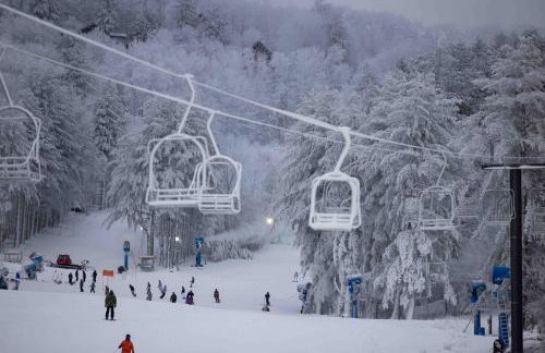 4BR Cabin with Ski Resort, Mtn Views & Hot Tub - Foto 18