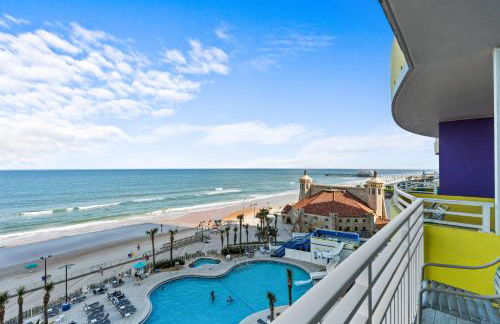 Seventh Floor Serenity, Updated 3BR with OceanFront Private Balcony at The Wyndham Ocean Walk Resort - Foto 53