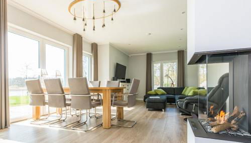 Luxus-See-Domizil mit Sauna, Kamin und Boot-130 qm für 6 Personen - Foto 3