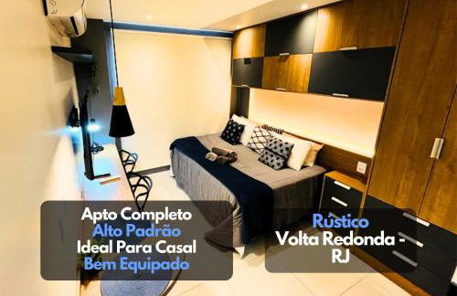Flat Alto Padrão com Ar-Condicionado Volta Redonda - Foto 1