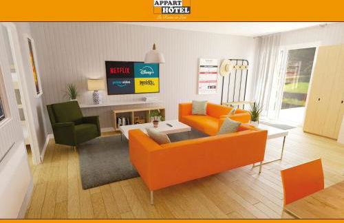 APPART'HÔTEL Les Prés Blondeau, 1 à 10 personnes, 3 chambres, Terrasse, Parking privé, Wifi, Arrivée autonome 24-7 - Photo 9