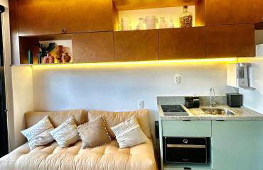 Moema URBAN Heaven - Piscina - Prox Metro - Prox Sh Ibirapuera - Cama Queen - Internet 500mbps - Ar cond - Cozinha completa - Academia - Churrasqueira - Foto 23