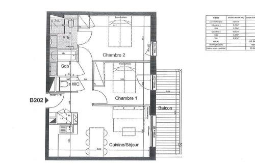 Appartement 6 pers, 2 chambres, balcon, parking, WIFI - FR-1-291-889 - Photo 11
