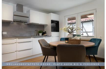 Apartment Leinetal - bester Schlafkomfort in hochwertiger Hotelbettwäsche, 3 Zimmer - große Küche, Duschbad & Parkplatz - Photo 4