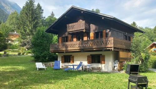 Chalet Les Charmilles - Vallée de Chamonix - 5 chambres - Foto 3, Garden, sunbed, Garden view