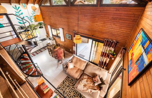 Cabana Aconchegante a 800m da Praia com 4 Quartos, Lareira Externa, Aquecedor em 2 Quartos, Netflix e Pet Friendly - Foto 37