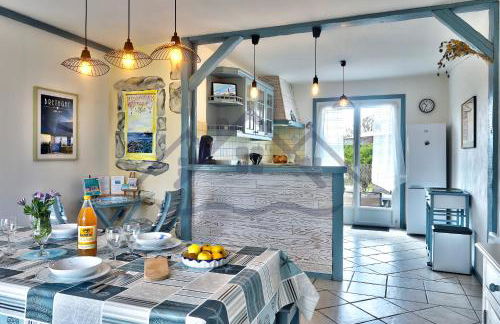 LocaLise - M3B - Souvenir du Guil - Maison de plain-pied avec jardin clos au Guilvinec - Tout à pied, plages, port, centre, commerces, marché - Wif inclus - Linge de lit inclus - Animaux bienvenus - Foto 31