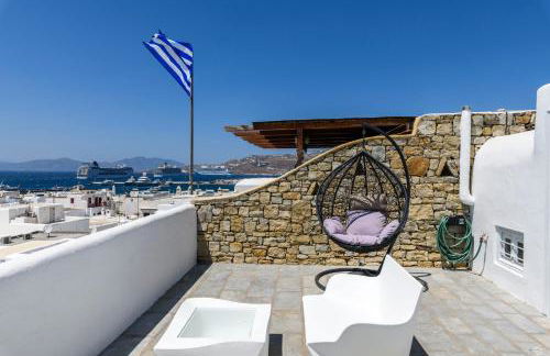 Floral Villa with marvelous view to Mykonos town - Photo 36