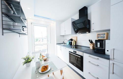 BellaBene modernes Studioapartment in zentraler Lage mit Balkon, Arbeitsplatz, Parkplatz - Foto 15