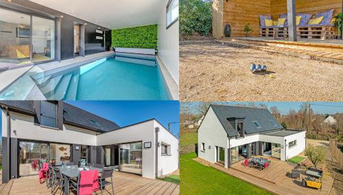 la villa iodée, le confort d une maison neuve équipée d une piscine intérieure chauffée toute l année, très proche des plus belles plages - Foto 2