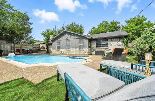 The Oasis 3BR house near stadium and DFW with Pool - Foto 28