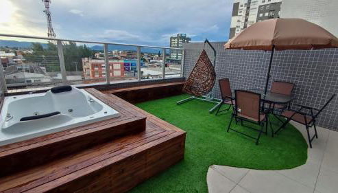 Apartamento Sofisticado Ed Del Paine terraço com hidro - Foto 2