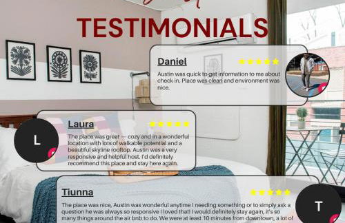 ~The Lillian~ Downtown / Skyline / Cozy - Foto 9