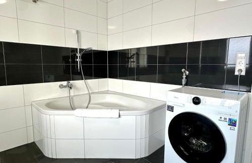 BONNYSTAY Rheinfelden - 6 Personen - Küche - Parkplatz - Terrasse - Foto 11