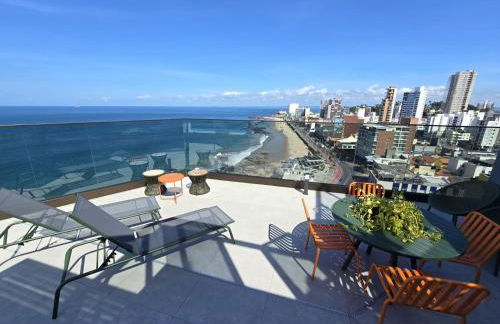 Studio Luxo Barra - vista fascinante mar e farol da Barra - Foto 35