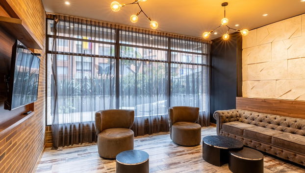 Zona de estar del vestíbulo