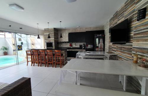 sobrado com piscina aquecida a poucos metros mar - Foto 16