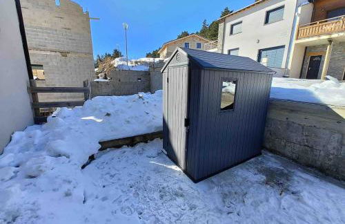Charmant duplex, 110m2, 7 minutes des pistes, 8 couchages, belle vue sur les montagnes, cheminée - Foto 36