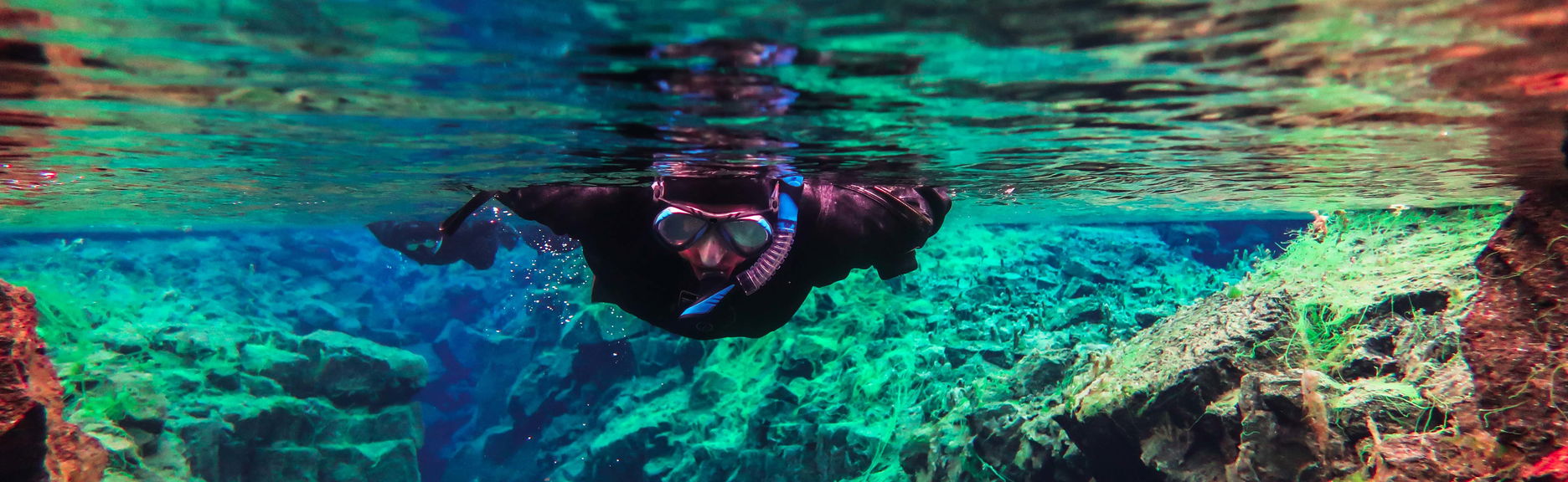 Snorkel en la fisura de Silfra