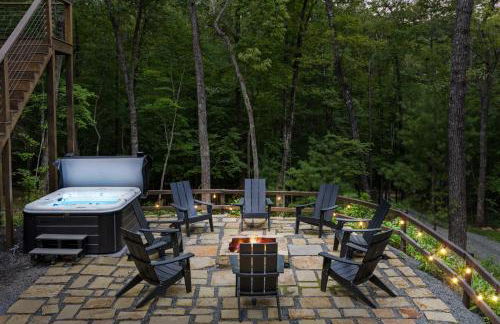 Secluded Luxe A Frame Lodge~ Hot Tub~ Fire Pit - Foto 4