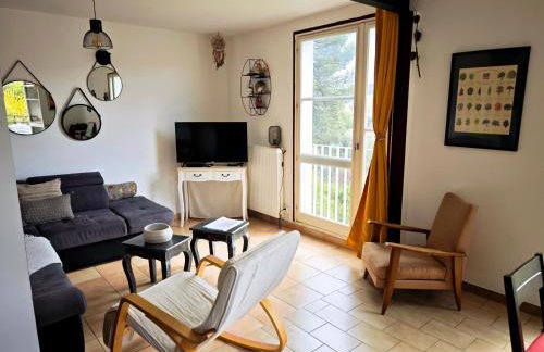 Chez Lilou et Papoum - Terrasse, vue & parking - Photo 6