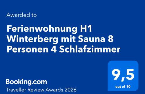 Ferienwohnung H1 Winterberg mit Sauna 8 Personen 4 Schlafzimmer - Foto 54