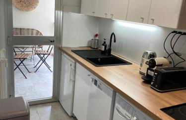 Studio 5 minutes Cannes et plages, terrasse, piscine - Foto 11