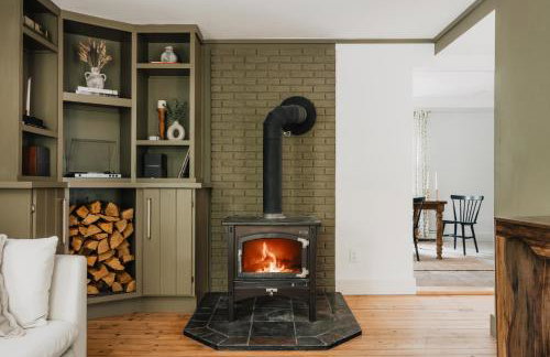 Roebling House 1850s Cabin Hot Tub Fire Pit - Foto 37