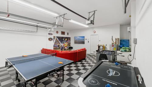 12 Min to Disney Heated Pool Family-Friendly BBQ Game Room & Sleeps 16 Guests - Foto 2, Game Room