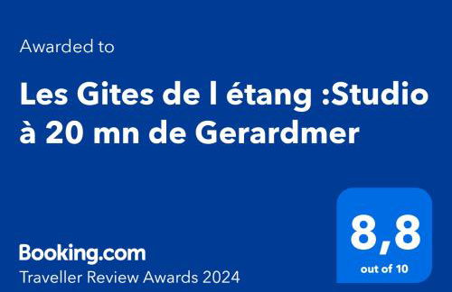 Les Gites de l étang :Studio à 20 mn de Gerardmer - Foto 49