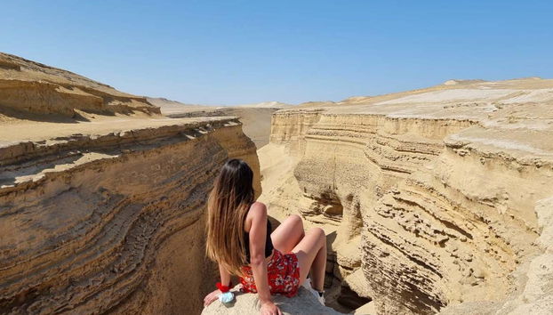 Contemplando o Cânion de los Perdidos