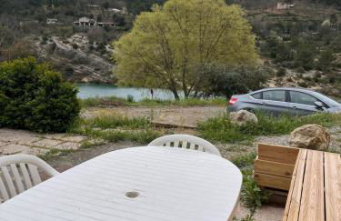 Beautiful studio terrace with Esparron lake view 4 people - Foto 19