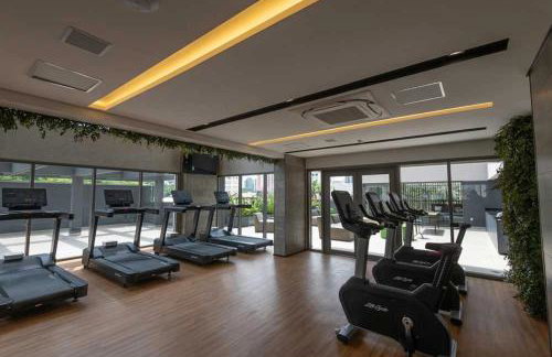 Studio 509 - Lindo studio ao lado do metro e shopping com Alexa - Foto 36