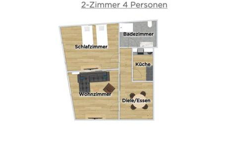 2-Zimmer Apartment 52 qm bis zu 4 Personen - Foto 29