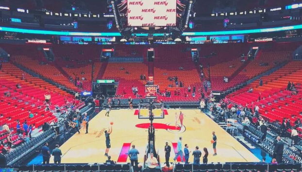 Pista de baloncesto del Miami Heat