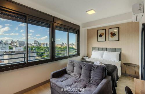 Estúdio em Prédio com Piscina em Porto Alegre - JRE - Foto 36