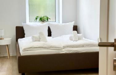 Modernes Apartment mit Queensize-Bett, NETFLIX, Küche, Erdgeschoss, Nähe AMEOS Klinik - Foto 34
