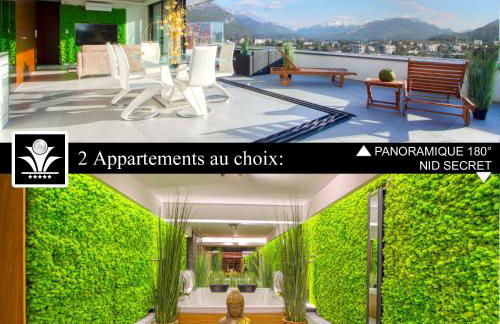 Panoramique 180 lac et montagne et Nid Secret spa romantique - Foto 1