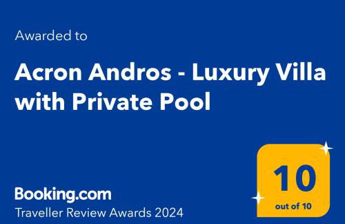 Acron Andros - 3 Bedroom Villa with Private Pool - Foto 7